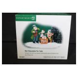 Department 56 Heritage Village Collection Holiday Figurines and Dairy Delivery Sleigh, 3 Boxes
