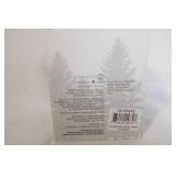 Department 56 North Pole Series Girls Night Out and Village Red Wrought Iron Park Bench