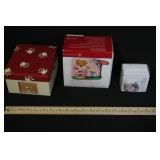 Set of 3 Department 56 Collectible Figurines with Boxes