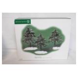 Department 56 Village Frosted Tree Accessories and Lighting Lot