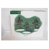 Department 56 Village Frosted Tree Accessories and Lighting Lot