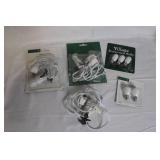 Department 56 Village Frosted Tree Accessories and Lighting Lot