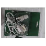 Department 56 Village Frosted Tree Accessories and Lighting Lot