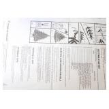 Artificial Christmas Tree with 2 Sets of 70-Count Multicolor Button Lights