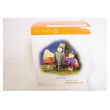 Department 56 Halloween Village Accessories Lot with Candy Kids and Scary Pumpkins Lit Tree