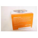 Department 56 Halloween Village Accessories Lot with Candy Kids and Scary Pumpkins Lit Tree