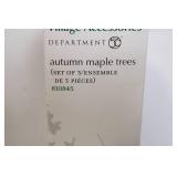 Department 56 Halloween Village Accessories Lot with Candy Kids and Scary Pumpkins Lit Tree