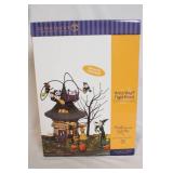 Department 56 Witch Way Flight School Halloween Gift Set with Moving Witches