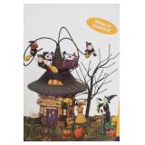 Department 56 Witch Way Flight School Halloween Gift Set with Moving Witches