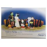 Department 56 Snow Village Halloween Hot Rod & Treats For The Kids Figurines
