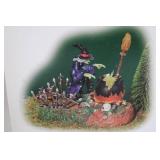 Department 56 Halloween Village Animated Hocus Pocus Witch and Black Kittens For Sale Accessories