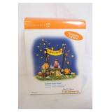 Department 56 Halloween Village Caramel Apple Stand and Dog Accessories Set