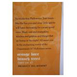 Department 56 Halloween Lit Sisal Trees and Orange Bare Branch Trees Sets