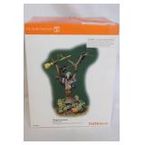 Department 56 Halloween Village Accessories Set - Witch Crash and Dying to Get In Outhouse
