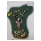 Department 56 Halloween Village Accessories Set - Witch Crash and Dying to Get In Outhouse