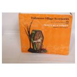 Department 56 Halloween Village Accessories Set - Witch Crash and Dying to Get In Outhouse