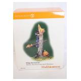 Department 56 Halloween Village Accessories Set - Witch Crash and Dying to Get In Outhouse