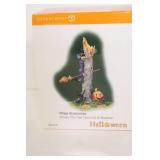 Department 56 Halloween Village Accessories Set - Witch Crash and Dying to Get In Outhouse