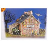Department 56 Halloween Screech Owl Farm Village Building