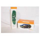 Department 56 Snow Village Halloween Hot Rod and Bats & Spooks Tree Accessories