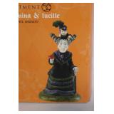 Department 56 Snow Village Halloween Wilhelmina & Lucille Figurine with Cord