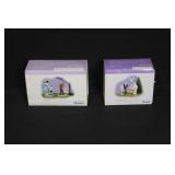 Set of 2 Department 56 Easter Series Collectible Figurines in Boxes