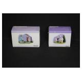 Set of 2 Department 56 Easter Series Collectible Figurines in Boxes