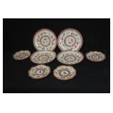 Set of 8 Temptations Old World Pattern Plates