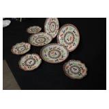 Set of 8 Temptations Old World Pattern Plates