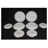 Set of 8 Temptations Old World Pattern Plates