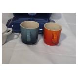 Le Creuset Stoneware Kitchenware Collection with Stockpot, Apple Dish, Rectangular Dish, and Mugs