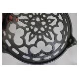 Kitchenware Collection with Denby Baking Dish, Pyrex Dish, Cast Iron Trivets, KitchenAid Chopper, Lunch Pail, and Metal Cup Holder