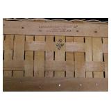 Longaberger Christmas Collection Basket Set with Liners and Wood Lids