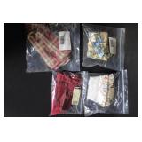 Longaberger Christmas Collection Basket Set with Liners and Wood Lids