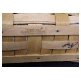 Longaberger Handwoven Basket Set with Liners and Cloth Accessories