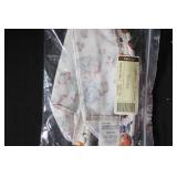 Longaberger Handwoven Basket Set with Liners and Cloth Accessories