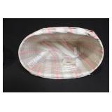 Longaberger Handwoven Basket with Liner and Leather Handles