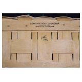 Set of 3 Longaberger Handwoven Baskets with Floral Liners and Lids