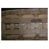 Longaberger Handwoven Basket Set with Liners, Lids, and Accessories