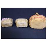 Longaberger Basket Collection with Liners and Protectors