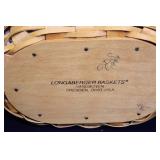 Longaberger Basket Collection with Liners and Protectors