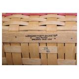 Longaberger Basket Collection with Liners and Accessories
