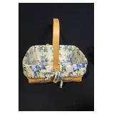 Set of 3 Longaberger Handwoven Baskets with Liners and Protectors