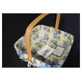 Set of 3 Longaberger Handwoven Baskets with Liners and Protectors