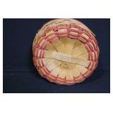 Set of 3 Longaberger Handwoven Baskets with Liners and Protectors