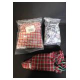 Set of 3 Longaberger Handwoven Baskets with Liners and Protectors