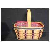 Longaberger Patriotic Basket Trio with Liners and 2001 Inaugural Star Tie-On