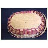 Set of 3 Longaberger Baskets with Liners and Plastic Protectors