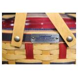 Set of 3 Longaberger Baskets with Liners and Plastic Protectors