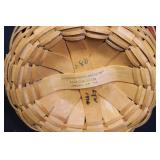Collection of Longaberger Patriotic Handwoven Baskets and Accessories